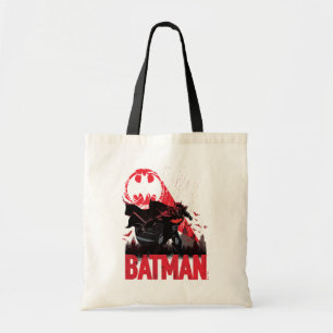 Tote Bag Signal Batman Crimson Bat