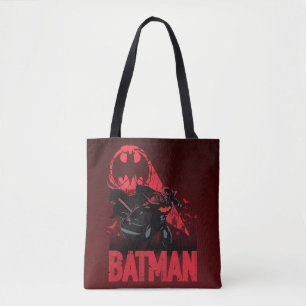 Tote Bag Signal Batman Crimson Bat