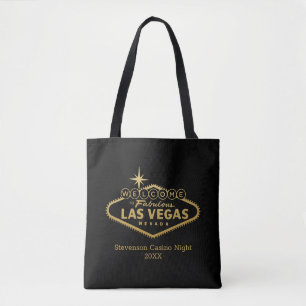 Tote Bag Signal Fabrique Las Vegas Gold Noir Personnalisé