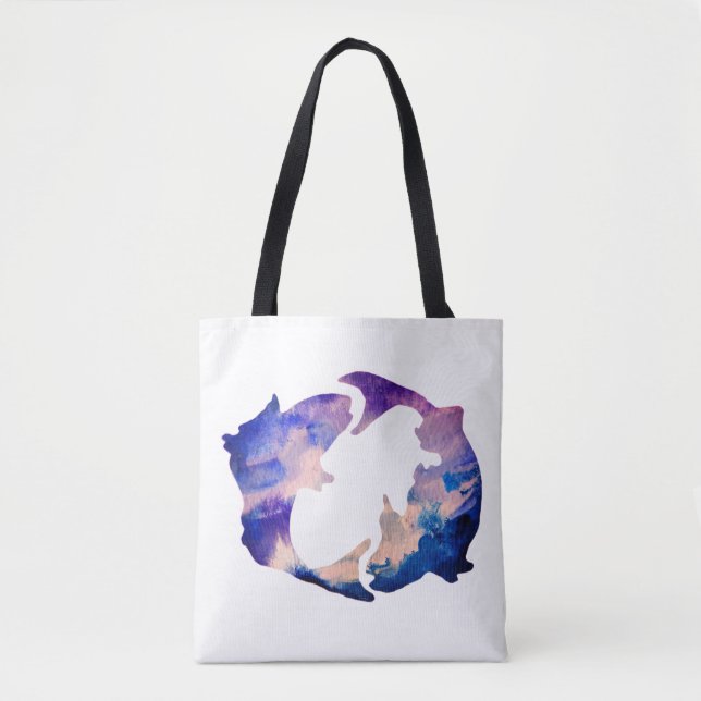 Tote Bag SIGNE D'Astrologie Pisces (Devant)