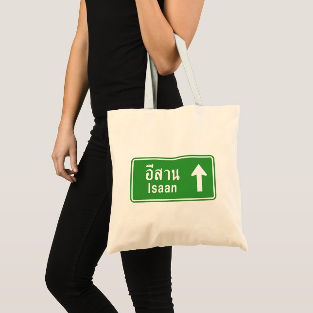 Tote Bag SIGNE DE LA ROUTE THAÏE D'Iaan ⚠ (Devant (produit))