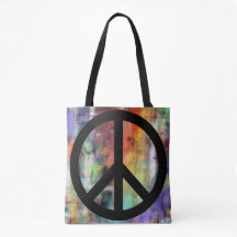 Signe de paix grunge artistique