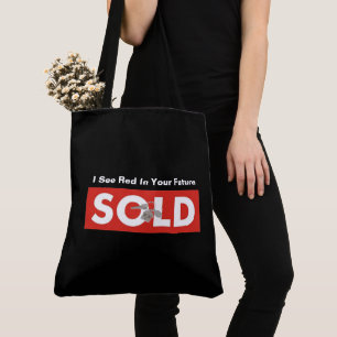 Tote Bag SIGNE DE VENTE IMMOBILIÈRE Rouge Fourre-tout Épice