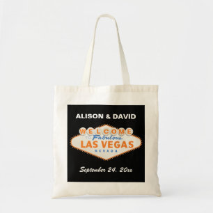 Tote Bag signe Orange Las Vegas destination mariage bienven