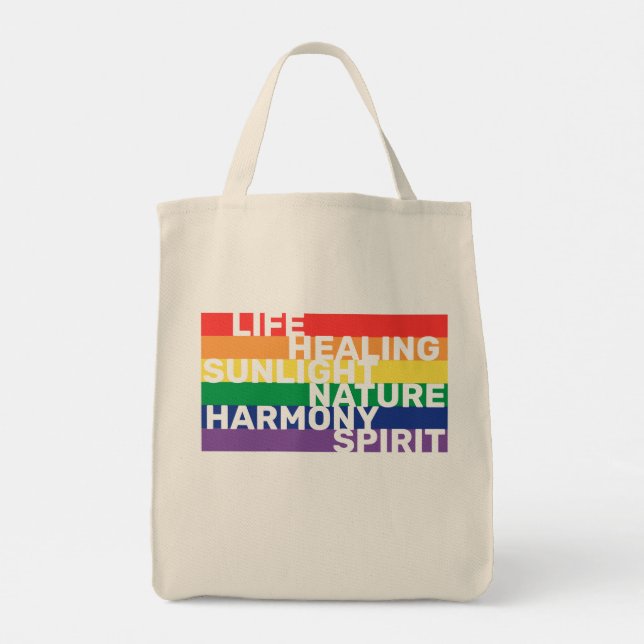 Tote Bag Significations de fierté (Dos)