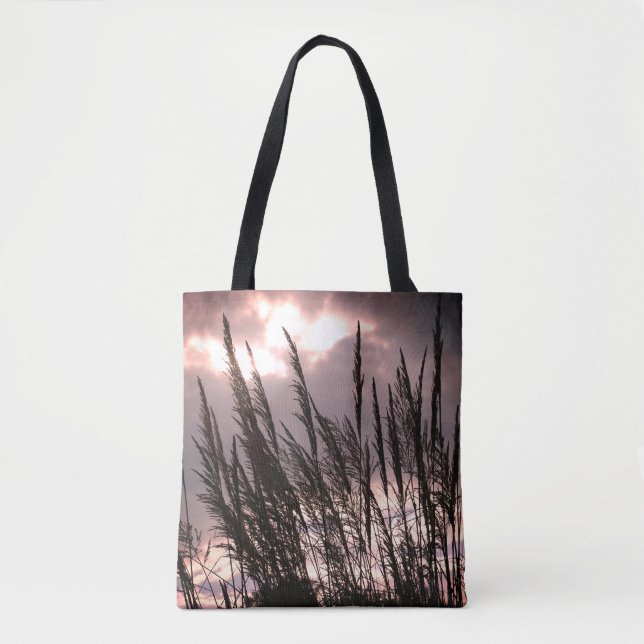Tote Bag Silence, Nature, Ciel d'herbe photographie (Devant)