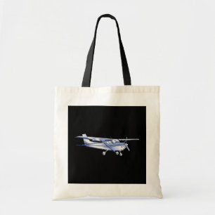Tote Bag Silhouette de Cessna classique de l'aéronef volant