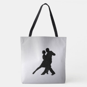 Tote Bag Silhouette de danseurs de Tango 2