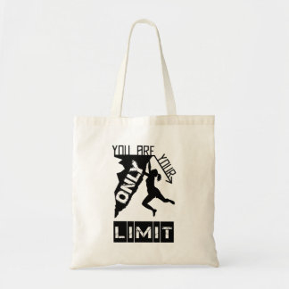 Tote Bag Silhouette de grimpeur de roche - escalade