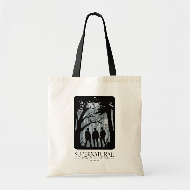 Tote Bag Silhouette de la forêt surnaturelle (Devant)