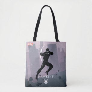 Tote Bag Silhouette héroïque de Hawkeye