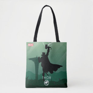Tote Bag Silhouette héroïque de Thor