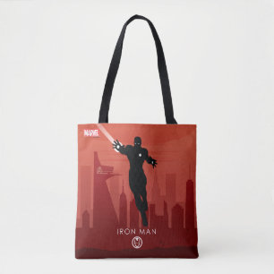 Tote Bag Silhouette héroïque d'Iron Man