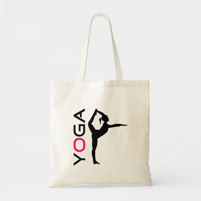 Tote Bag Silhouette Pose Yoga (Devant)