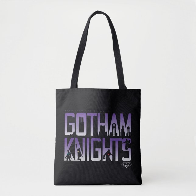 Tote Bag Silhouettes de Gotham Knights (Devant)