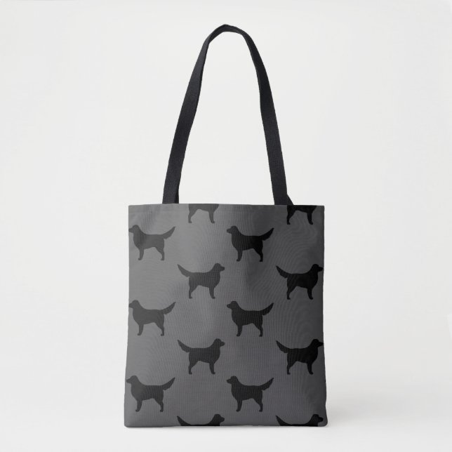 Tote Bag Silhouettes de tintement de chien d'arrêt de (Devant)
