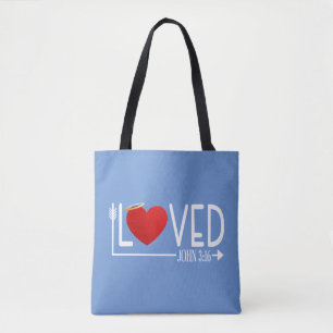 Tote Bag Simple amour de la Bible contre la Saint-Valentin 