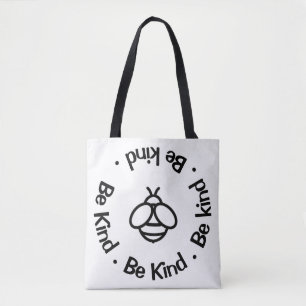 Tote Bag Simple Bee Genre - conception d'abeilles mielleuse