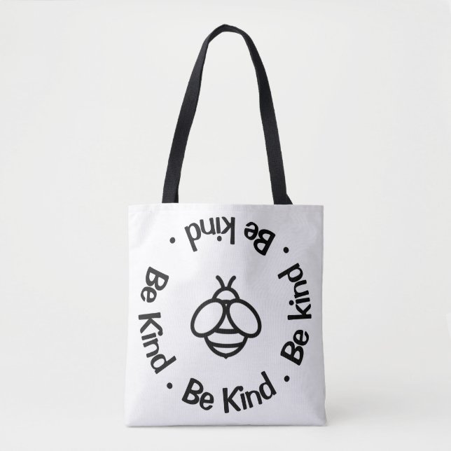 Tote Bag Simple Bee Genre - conception d'abeilles mielleuse (Devant)