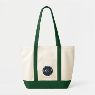 Tote Bag Simple Business Logo Website Employés Swag Custom