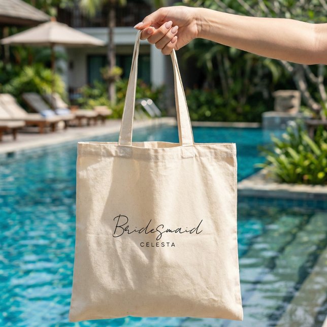 Tote Bag Simple Élégante Carte d'identité personnalisée Fou (Créateur téléchargé)