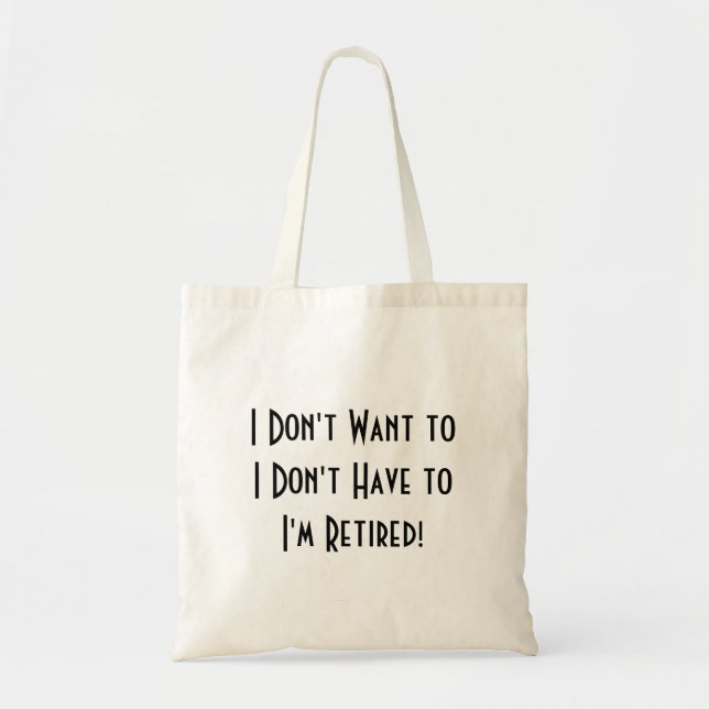 Tote Bag simple et amusante (Devant)