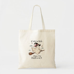 Tote Bag Simple et élégante Mignonne sorcière première Hall