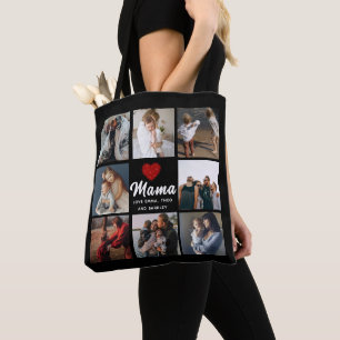 Tote Bag Simple et moderne   Collage photo pour maman