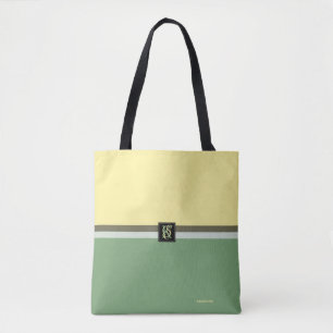 Tote Bag Simple Jaune clair et Asperges Vert Deux Tons