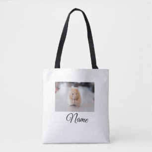 Tote Bag Simple jeté de photo personnalisée avec nom d'anim