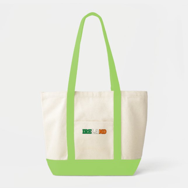 Tote Bag Simple Modern Irlande National Flag Appareils (Devant)