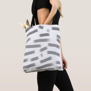 Tote Bag simple personnalisé bleu violet noir feuilles ajou