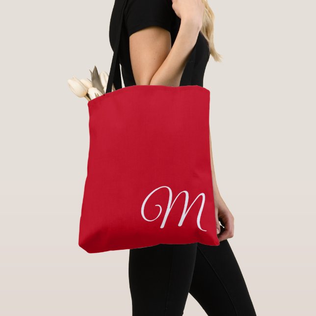 Tote Bag Simple Rouge (De près)