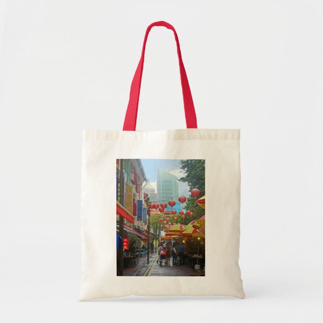 Tote Bag Singapour - vieux et nouveau (Devant)