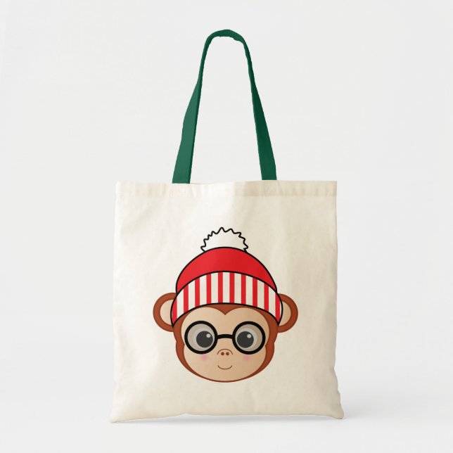 Tote Bag Singe d'hiver (Devant)