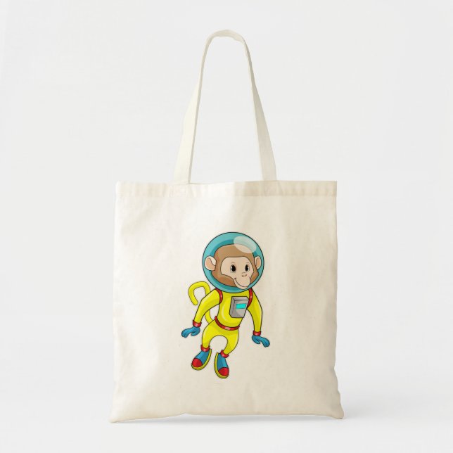 Tote Bag Singe en astronaute (Devant)
