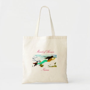 Tote Bag Sirène à queue verte honorée