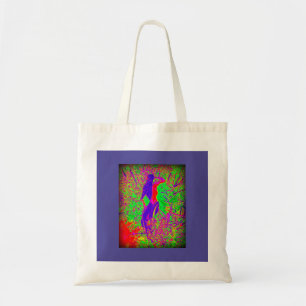 Tote Bag sirène hippie super pourpre de style