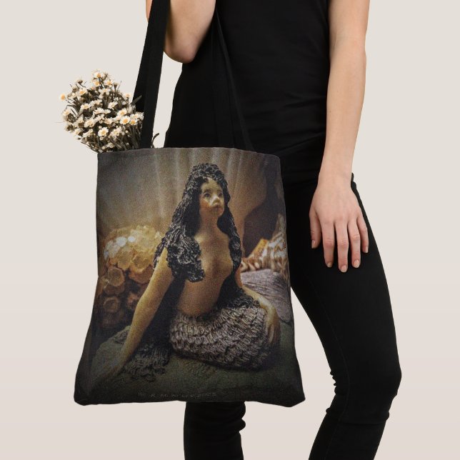 Tote Bag Sirène - Plage (De près)