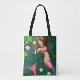 Tote Bag Sirène rouge