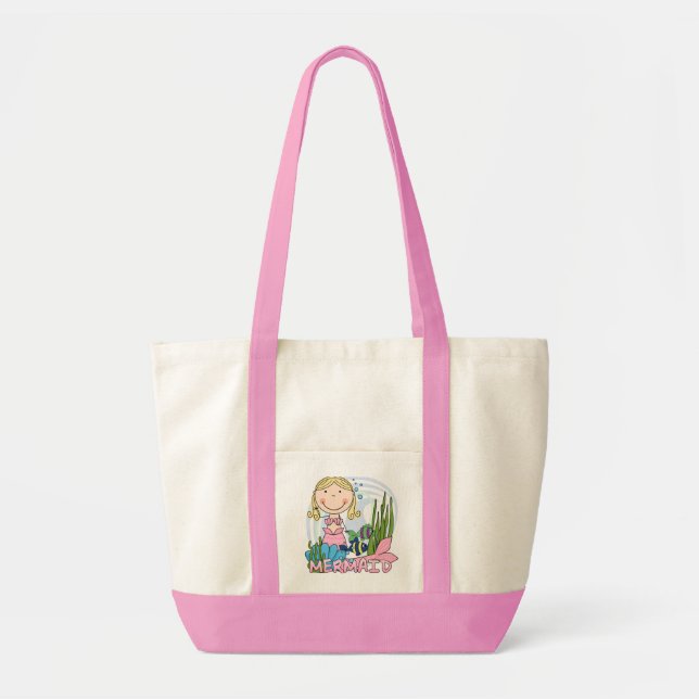 Tote Bag Sirène - T-shirts et cadeaux blonds (Devant)
