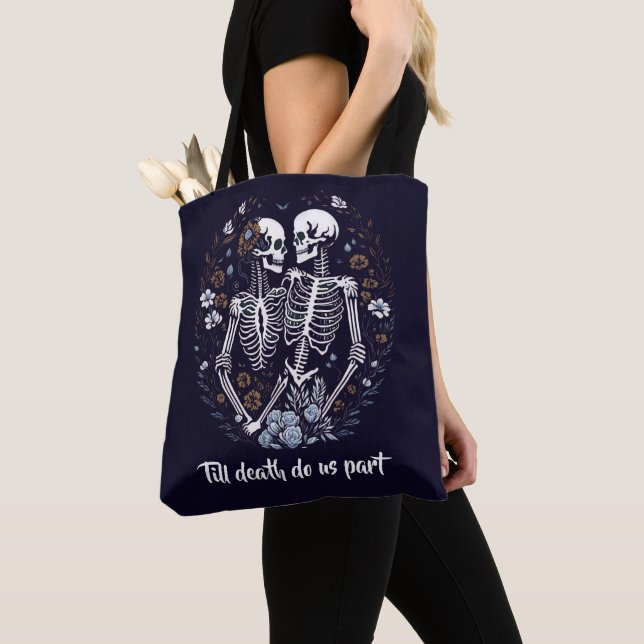 Tote Bag Skelton Amateurs jusqu'à la mort nous sépare (De près)
