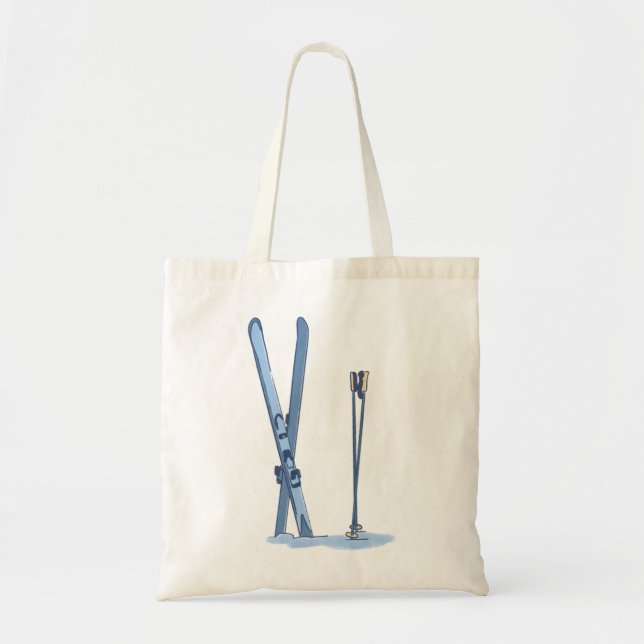 Tote Bag Ski 6 Amateur De Ski (Devant)