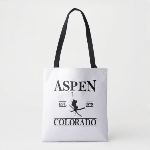 Tote Bag Ski d'Aspen Colorado