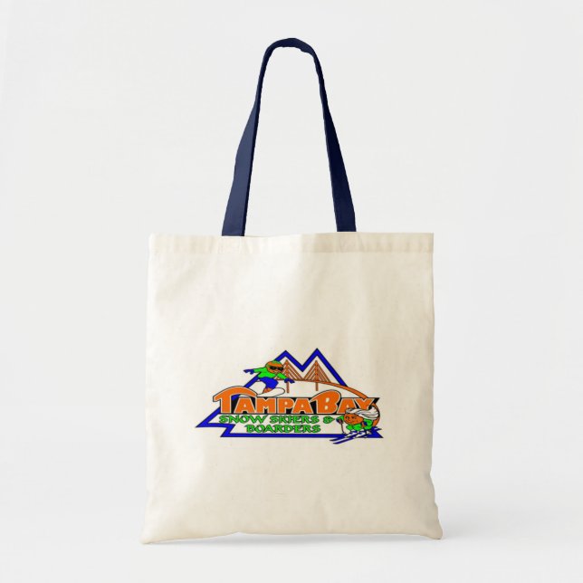 Tote Bag Skieurs et pensionnaires Fourre-tout de neige de (Devant)
