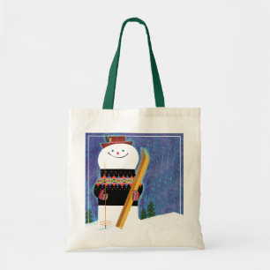 Tote Bag Skis pour Snowman