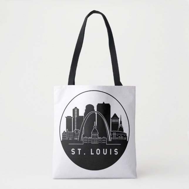 Tote Bag Skyline de Saint-Louis Missouri (Devant)
