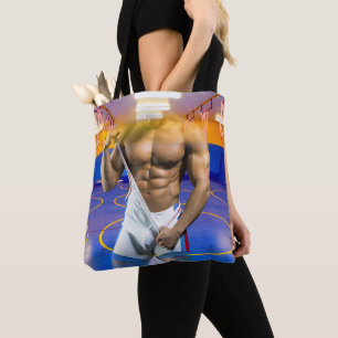Tote Bag SlipperyJoe's musculaire bulge six pack gym trai