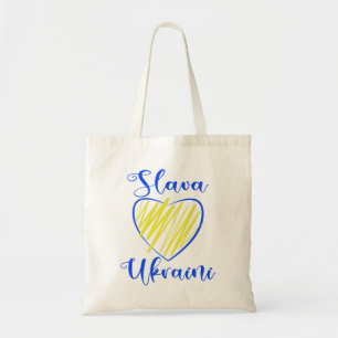 Tote Bag Slogan Slava La gloire ukrainienne au coeur de l'U