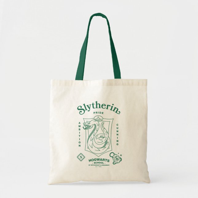 Tote Bag SLYTHERIN™ Pride Ambition Cunning Crest (Devant)